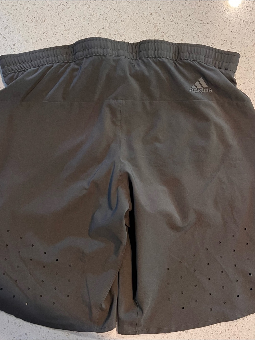 adidas Black Men’s Athletic Shorts with Subtle Logo
